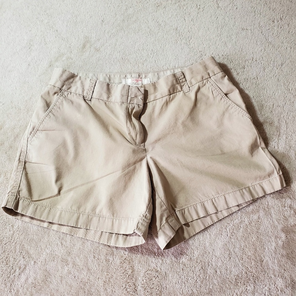 J Crew Broken In Chino Khaki Shorts